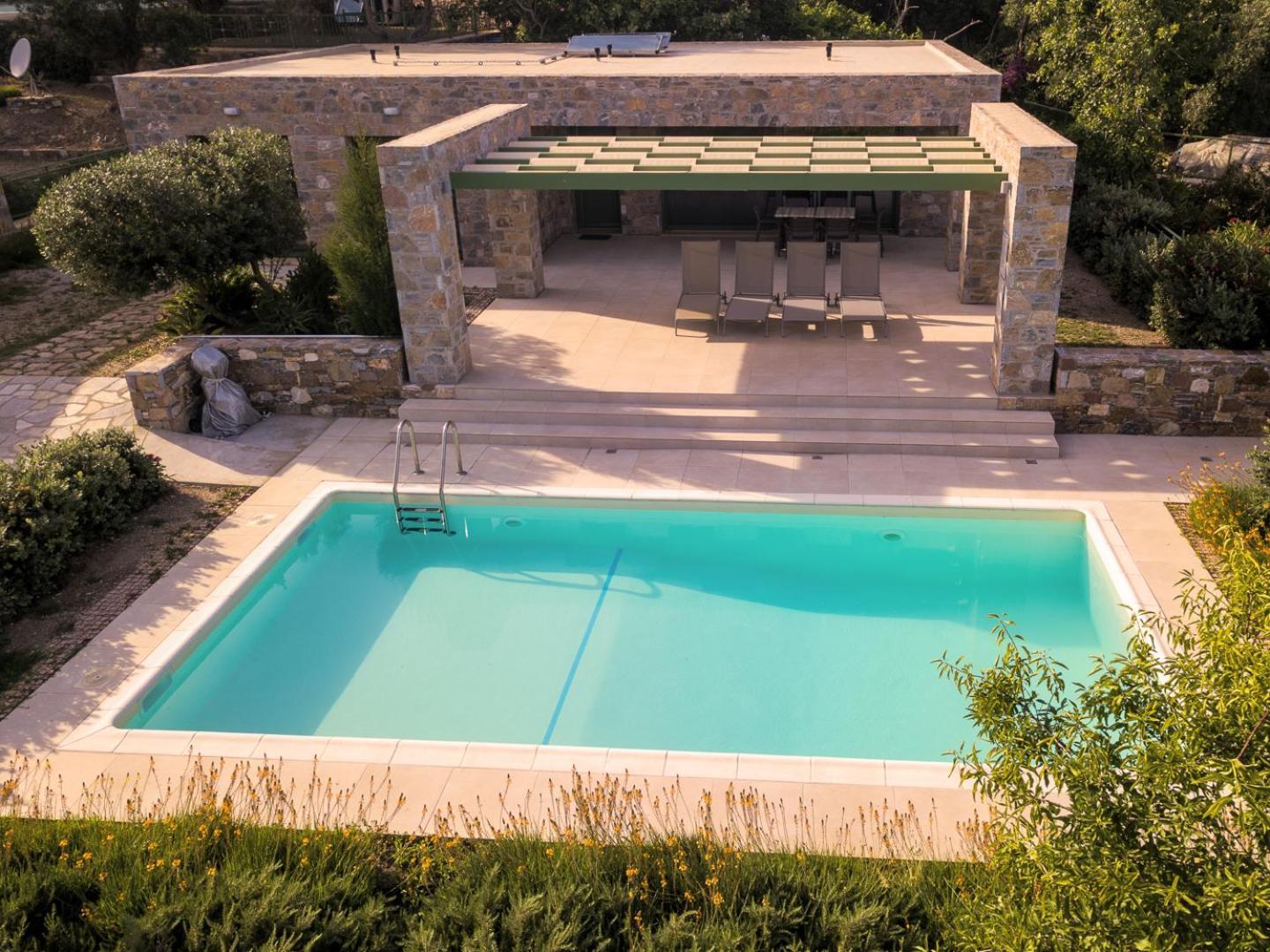 Villa Ouzo Stone House 1 With Private Pool Plomari Exterior foto